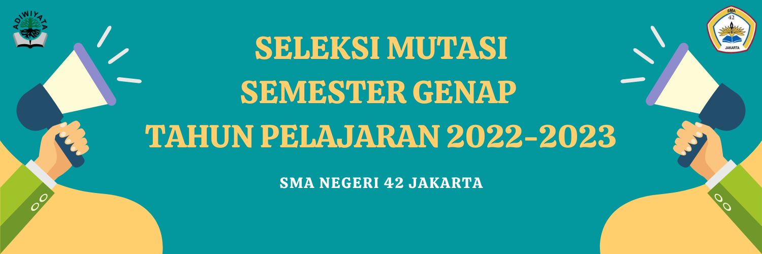 Seleksi Mutasi Semester Genap Tahun Pelajaran Sma Negeri