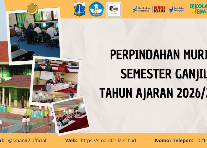Perpindahan Murid Semester Ganjil Tahun Ajaran 2026/2027